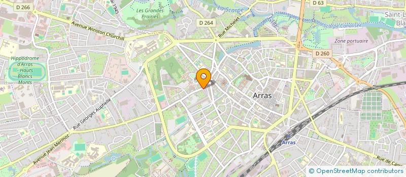 localisation de l'entreprise GREENWAY à ARRAS