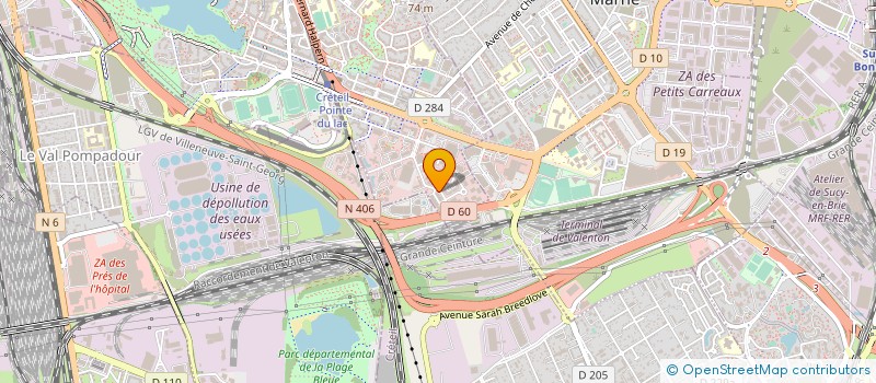 localisation de l'entreprise GREENWAY  NEUILLY-PLAISANCE