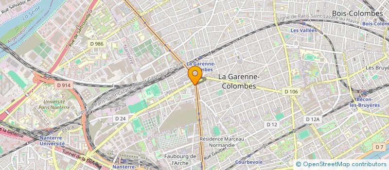 localisation de l'entreprise GREENWICH à LA GARENNE-COLOMBES