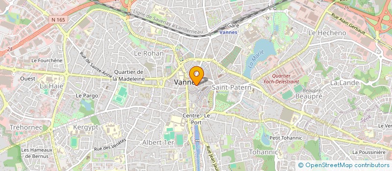 localisation de l'entreprise GREENWOOD  VANNES