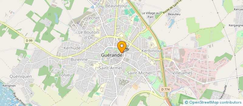 localisation de l'entreprise GREENWOOD HOLDING  GUERANDE
