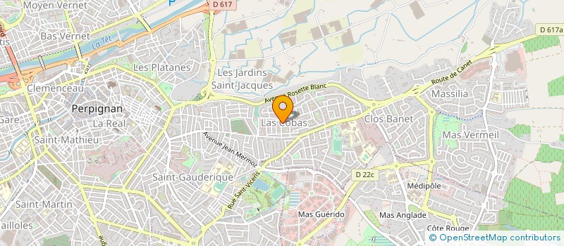 localisation de l'entreprise GREENYARD SERVICES  PERPIGNAN