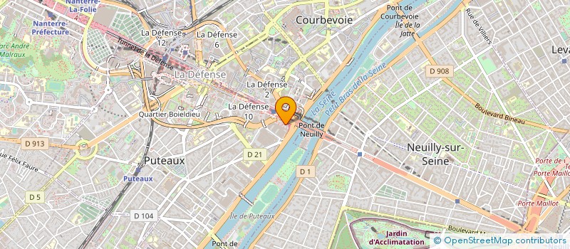 localisation de l'entreprise GREENYELLOW à PUTEAUX