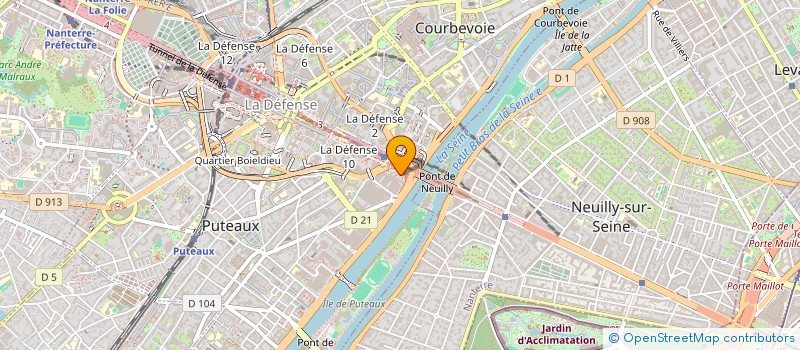 localisation de l'entreprise GREENYELLOW FINCO 1  PUTEAUX