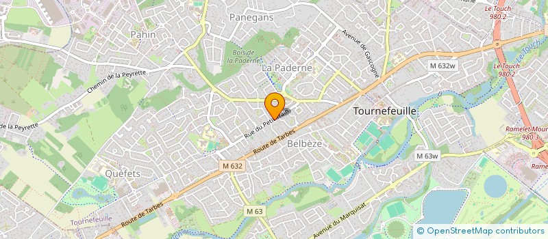 localisation de l'entreprise GREET HABITAT  TOURNEFEUILLE