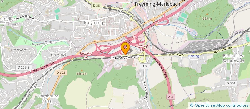 localisation de l'entreprise GREFF PAPIERS SASU  BETTING