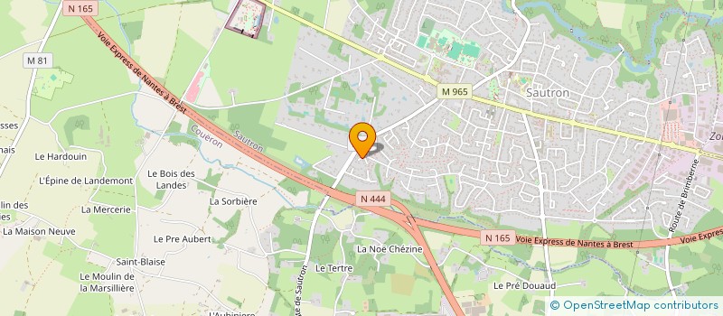 localisation de l'entreprise GREFFE DE MOELLE YANNICK à SAUTRON