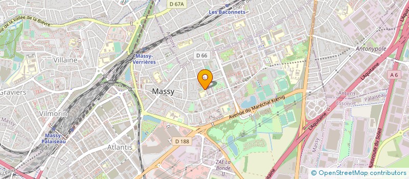 localisation de l'entreprise GREFFE GROUPE D'ESSAIS à MASSY