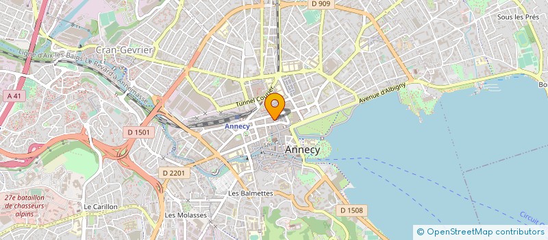 localisation de l'entreprise GREFFI à ANNECY
