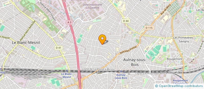 localisation de l'entreprise GREG à AULNAY-SOUS-BOIS
