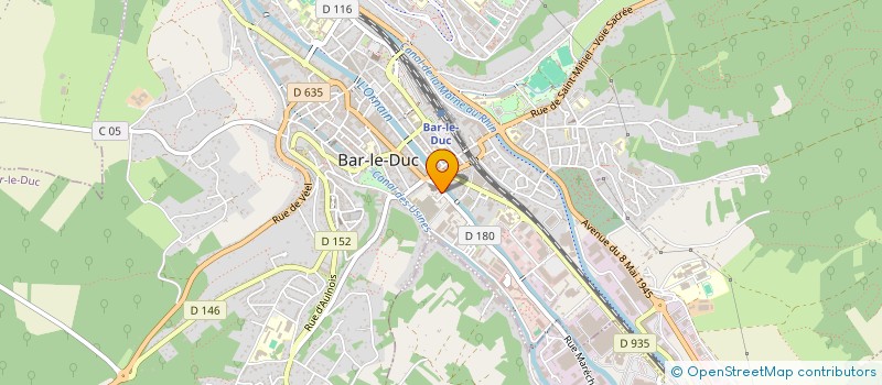 localisation de l'entreprise GREG AUTO à BAR-LE-DUC