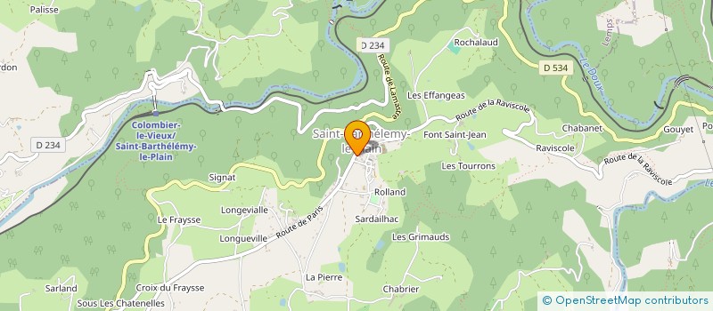 localisation de l'entreprise GREG EN VERT à SAINT-BARTHELEMY-LE-PLAIN