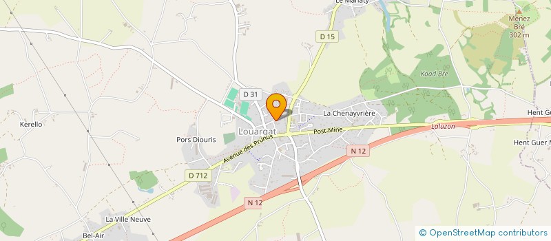 localisation de l'entreprise GREG ET LES ENFANTS DE NAGER  LOUARGAT