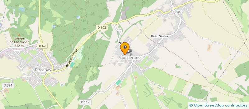 localisation de l'entreprise GREG.G AGRISOLUTION à TARCENAY-FOUCHERANS