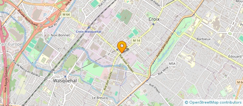 localisation de l'entreprise GREG-IMMO à CROIX