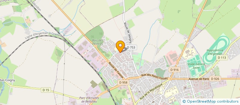 localisation de l'entreprise GREG-INTERACTIF à ARGENTAN