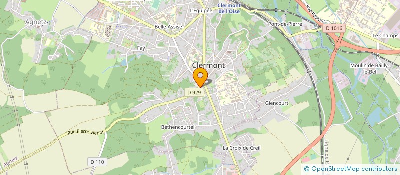 localisation de l'entreprise GREG INVEST  CLERMONT