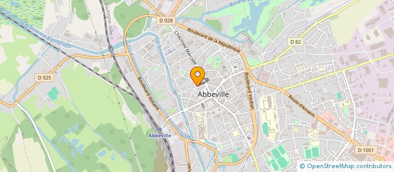 localisation de l'entreprise GREG INVEST à ABBEVILLE