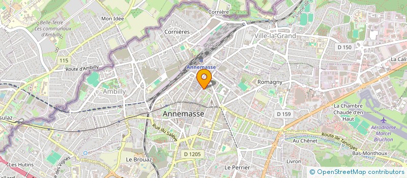 localisation de l'entreprise GREG JEANS à ANNEMASSE