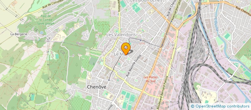 localisation de l'entreprise GREG NETTOYAGE à CHENOVE