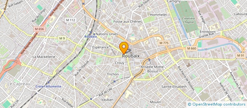 localisation de l'entreprise GREG NIC  ROUBAIX