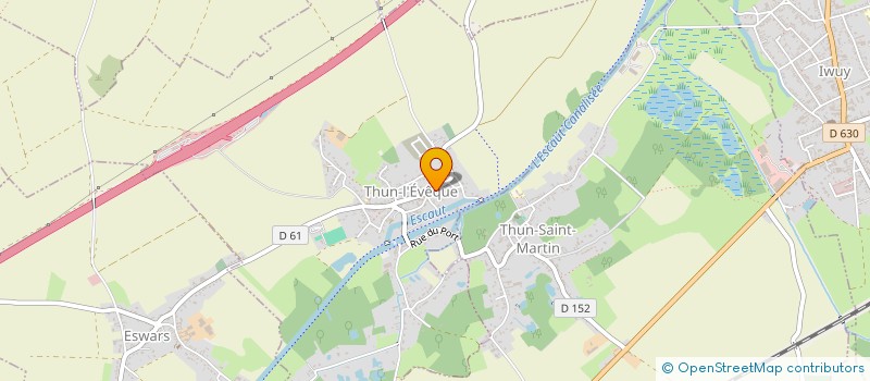 localisation de l'entreprise GREGAB HOLDING  THUN-L'EVEQUE