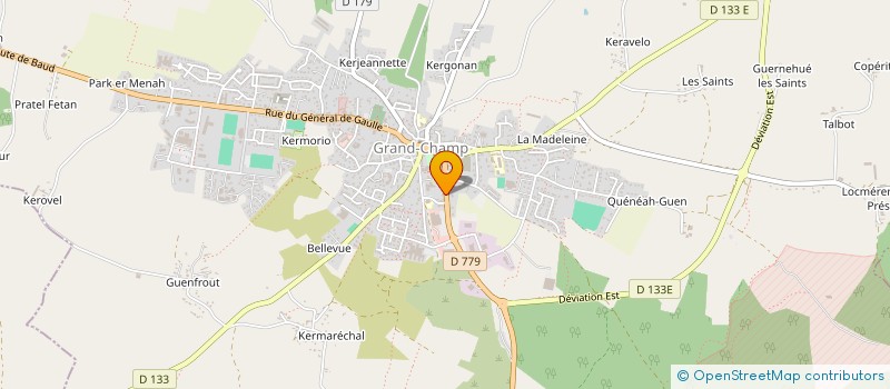 localisation de l'entreprise GREGADIS  GRAND-CHAMP