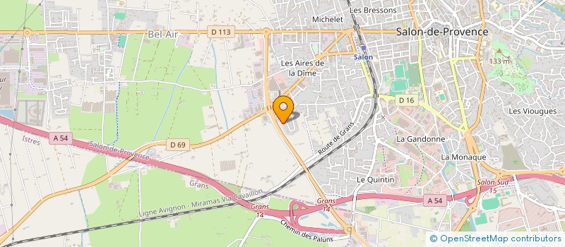 localisation de l'entreprise GREGAM à SAINT-MARTIN-DE-CRAU