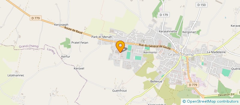 localisation de l'entreprise GREGAM PAYSAGE  GRAND-CHAMP