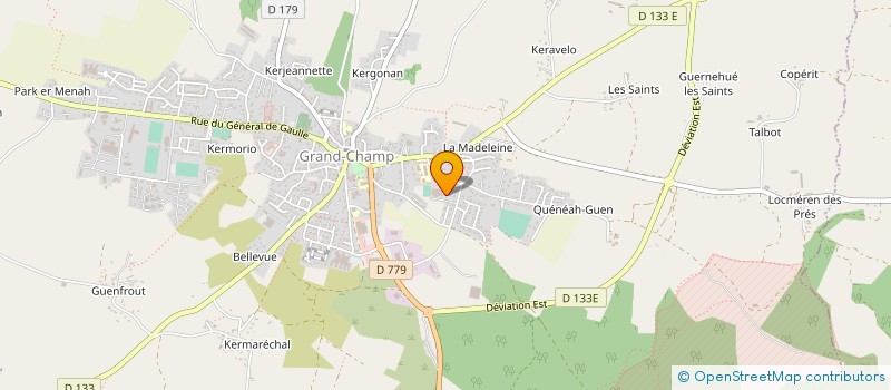 localisation de l'entreprise GREGAM VERTICAL  GRAND-CHAMP