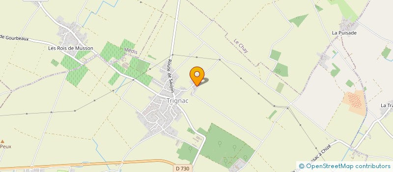 localisation de l'entreprise GREGAMAI  SEMUSSAC