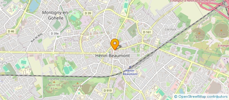 localisation de l'entreprise GREGEOIS à HENIN-BEAUMONT
