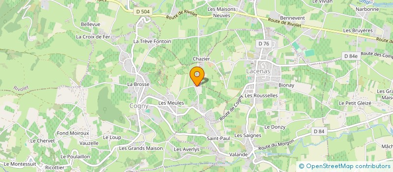 localisation de l'entreprise GREGHI FRERES  COGNY