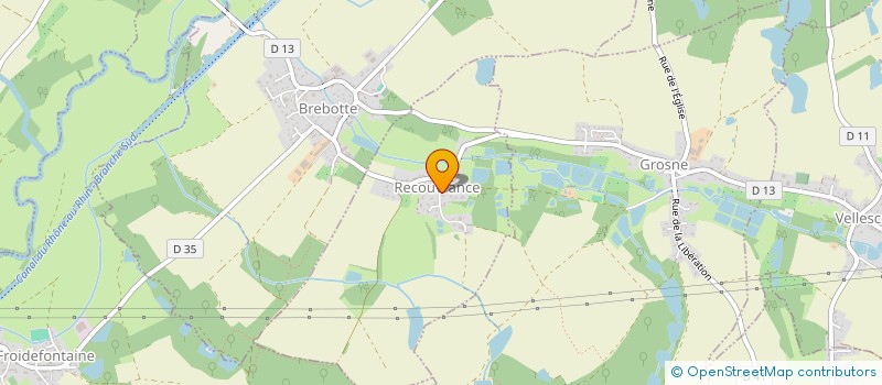 localisation de l'entreprise GREGLADEN  RECOUVRANCE