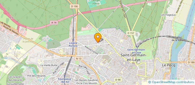 localisation de l'entreprise GREGLANE  SAINT-GERMAIN-EN-LAYE