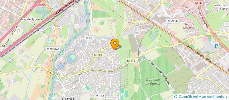 localisation de l'entreprise GREGM  LATTES