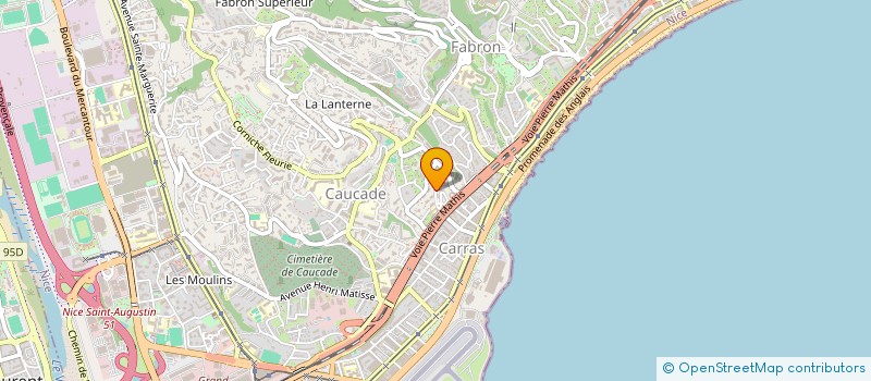 localisation de l'entreprise GREGO à NICE