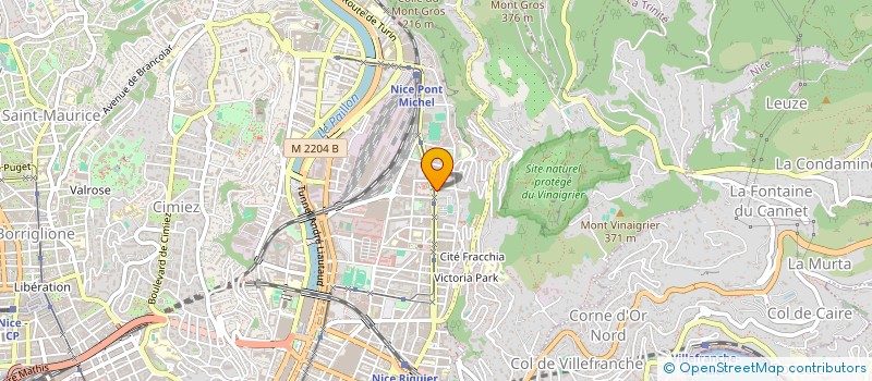 localisation de l'entreprise GREGO.OR  NICE