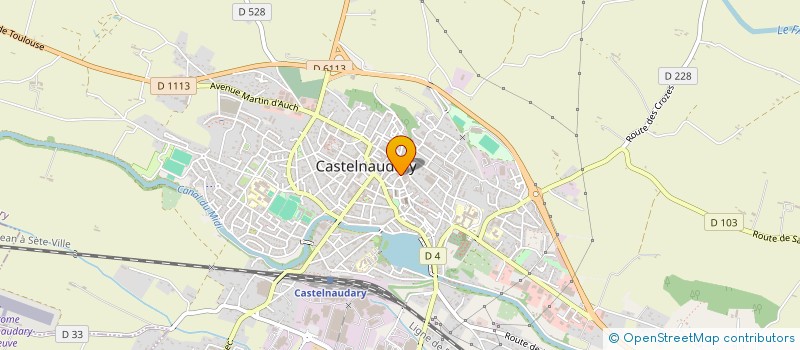 localisation de l'entreprise GREGOIRE  CASTELNAUDARY