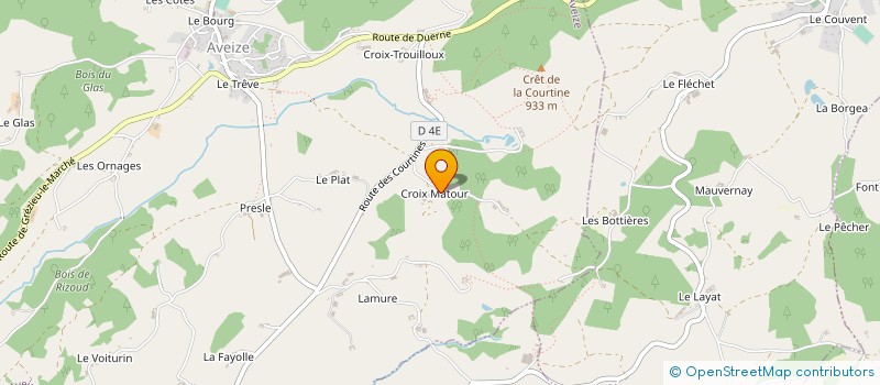 localisation de l'entreprise GREGOIRE  AVEIZE