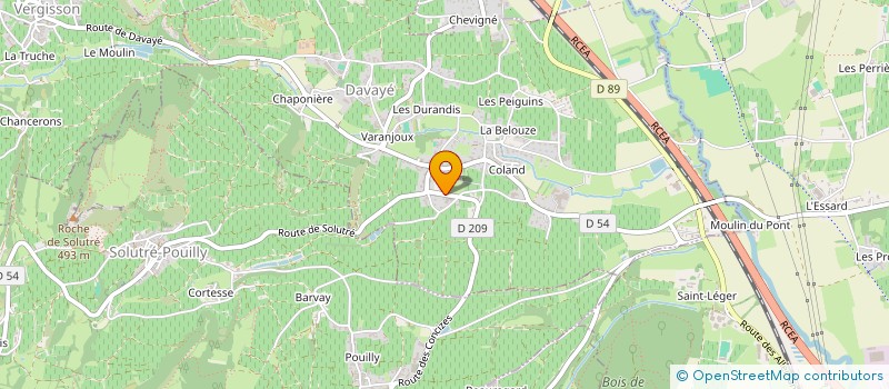 localisation de l'entreprise GREGOIRE  DAVAYE