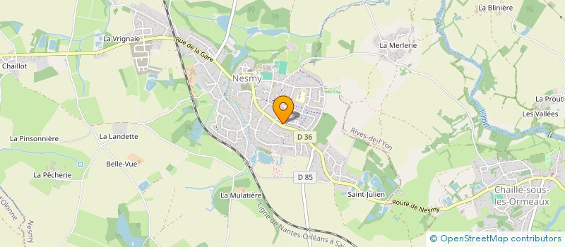 localisation de l'entreprise GREGOIRE  NESMY