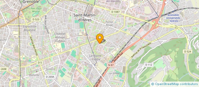 localisation de l'entreprise GREGOIRE ALEX  SAINT-MARTIN-D'HERES