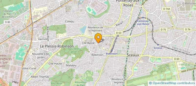 localisation de l'entreprise GREGOIRE BOUSCH IMMOBILIER à LE PLESSIS-ROBINSON
