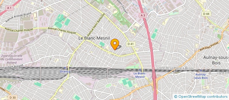localisation de l'entreprise GREGOIRE ET FILS à LE BLANC-MESNIL