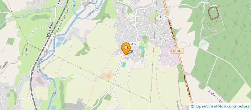 localisation de l'entreprise GREGOIRE MICHEL INFORMATIQUE  SMARVES