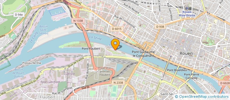 localisation de l'entreprise GREGOIRE OZANNE, ISABELLE DE FOUGY-RIHOUEY, ALEXANDRA ROBBES ET JEAN BOULLARD, NOTAIRES ASSOCIES  ROUEN