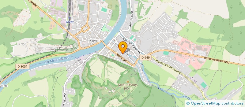 localisation de l'entreprise GREGOIRE TIM ET MADI LARA  GIVET