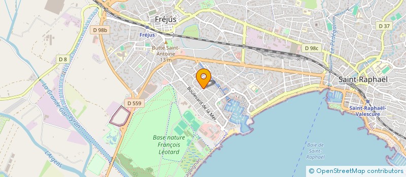 localisation de l'entreprise GREGOR TERRASSEMENT SARL à FREJUS