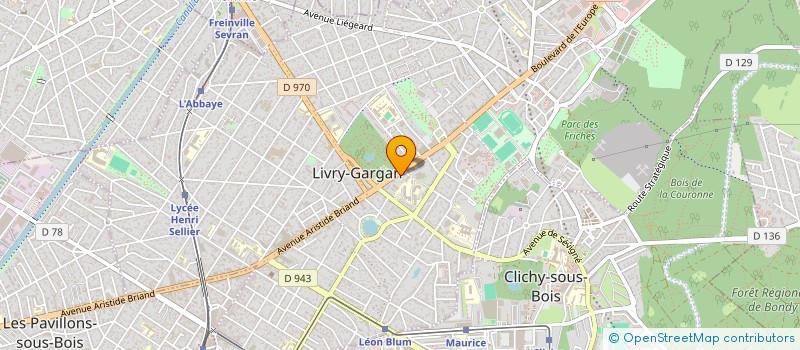 localisation de l'entreprise GREGORI BAT à LIVRY GARGAN